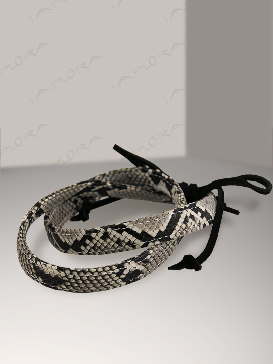 Snakeskins Implora Natural Python Skin Hatband 0.5W