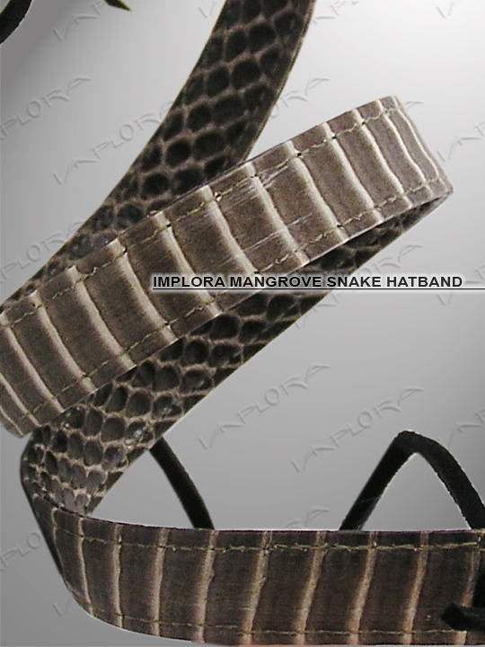 Implora Natural Cobra Skin Hatband 0.5W Deluxe