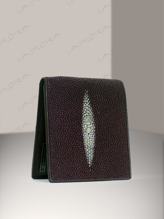 Leather Implora Burgundy Stingray Wallet