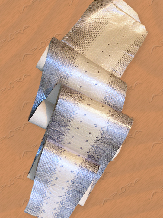 Snakeskins Implora Natural Metallic Puff-Faced Snakeskin Bell
