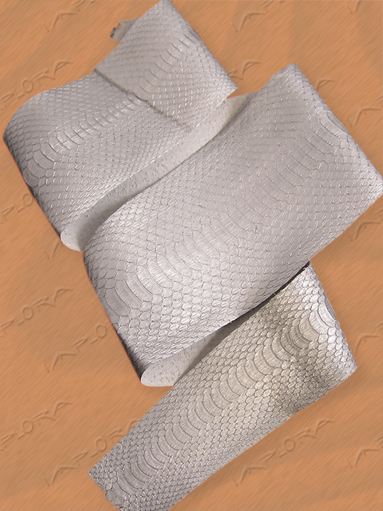 Snakeskins Implora Silver Cobra Snakeskin Belly
