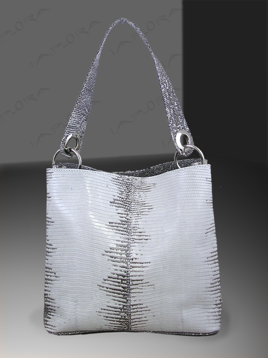 Leather Implora Natural Lizard Skin Soho Bag