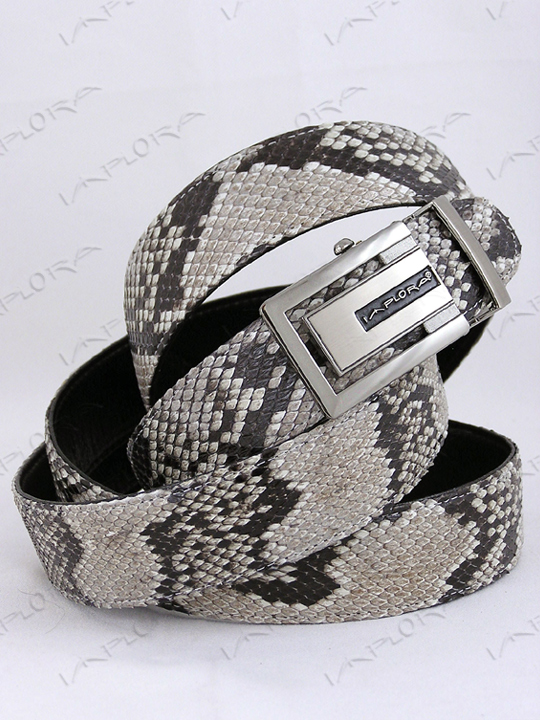 Snakeskins Implora Natural Python Snakeskin Belt XXL
