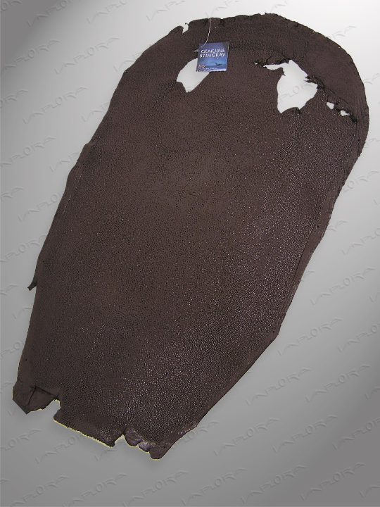 Free Shipping on Implora Sanded Coffee Color Stingray Leather