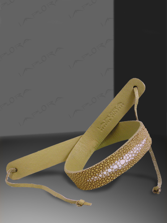 Free Shipping on Implora Tan Stingray Skin Hatband 1W Deluxe